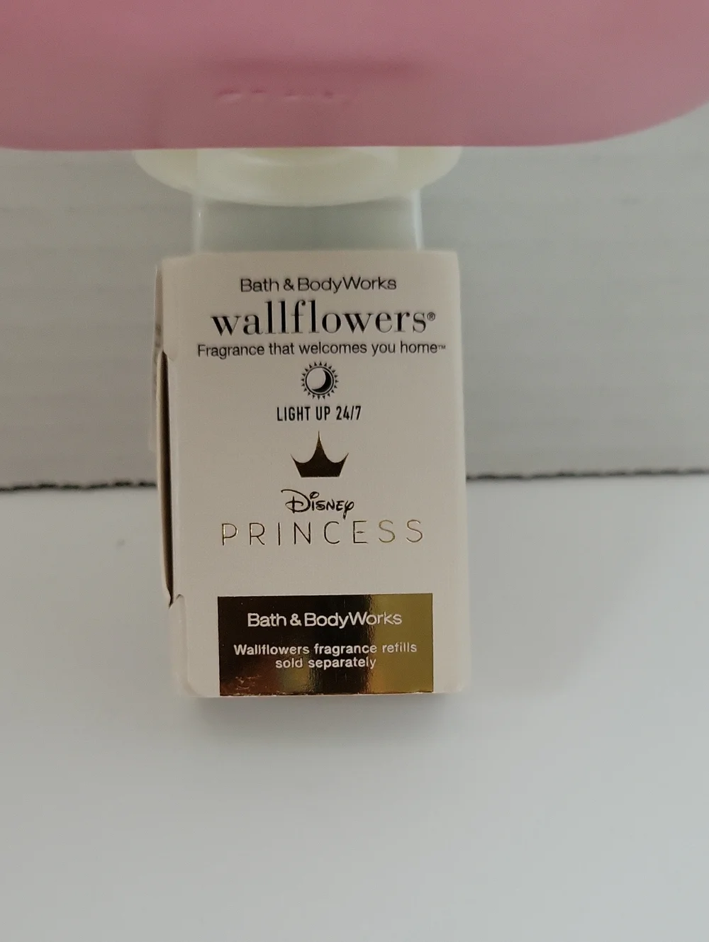 Bath & Body Works Disney Princess Pink & Gold Wallflowers Plug-In Nightlight